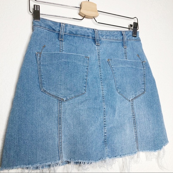 Mossimo Mini Button Down Jean Skirt - Picture 5 of 7